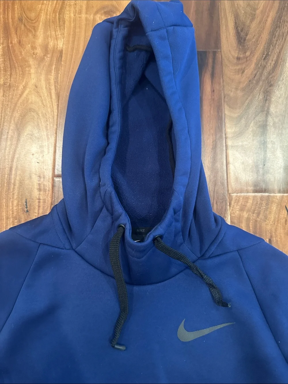 Nike Men's Navy Blue Performance Hoodie